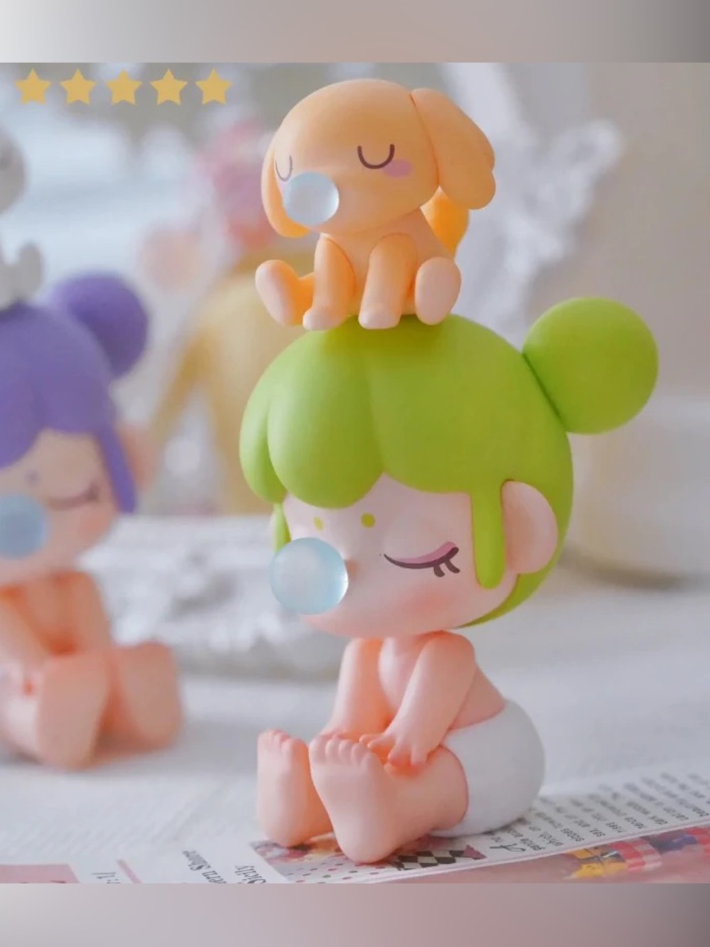 Baby‎ Nanci Sitting Series Confirmed Lemon Green Vinyl Figure